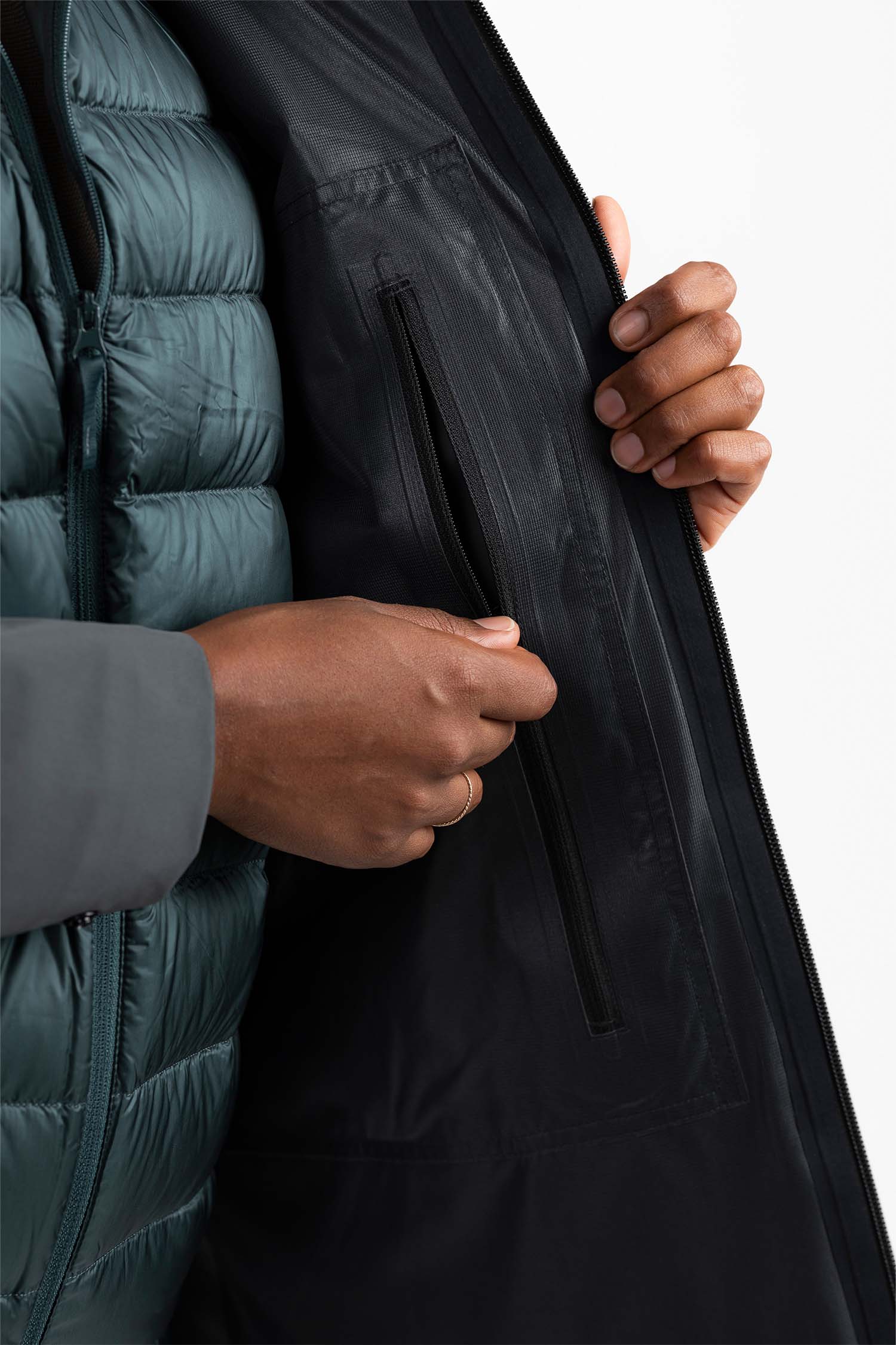 ジャケット・アウター F/CE RECYCLE MATERIAL PADDING PONCHO ITEMS / F/CE ONLINE STORE